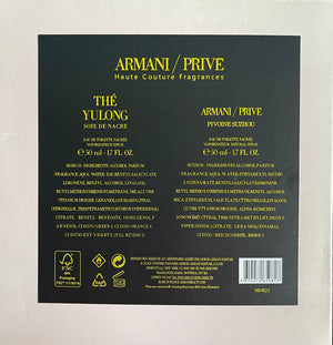Armani Privé Les Eaux Fragrance Set 2 x 50ml
