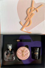 YSL Mon Paris - 4 in 1 Gift Set (EDP, Lipstick, Pact Cushion and Bougie Perfumee)