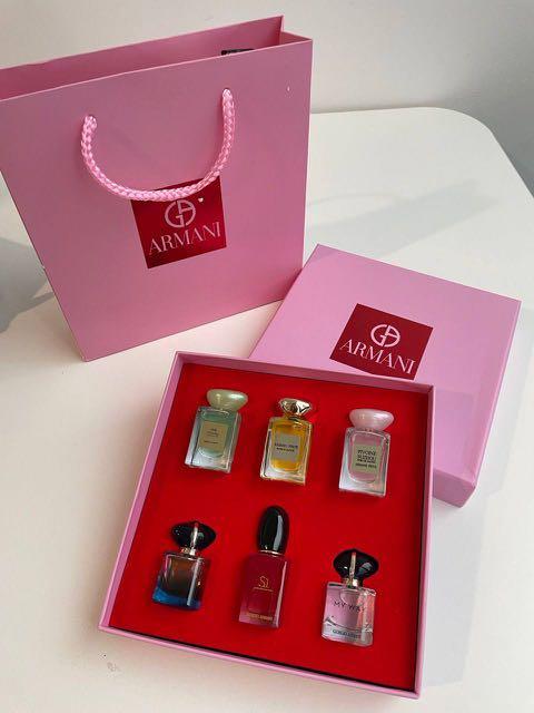 Giorgio Armani Miniature Perfume Gift Set 6 in 1